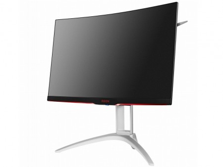3面フレームレスの27インチカーブド液晶ディスプレイ、AOC「AG272FCX」