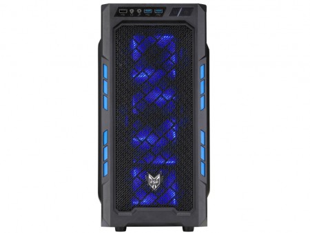 フロントオールメッシュの高冷却ミドルタワーPCケース、FSP「CMT 210」