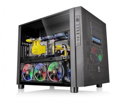 Thermaltake、スタックできるビッグキューブ「Core X5」に両面強化ガラス搭載モデルを追加