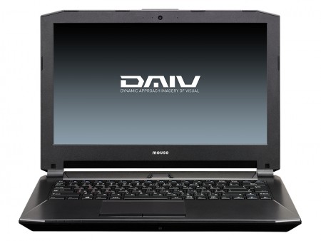 マウスDAIV、GTX 1050とi7-7700HQ採用のクリエイター向け14型ノートPC