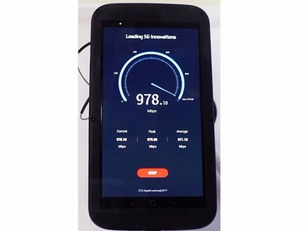 初代LTE端末の10倍速。ZTE、世界初の下り最大1Gbpsを実現したプレ5Gスマホ「Gigabit Phone」発表