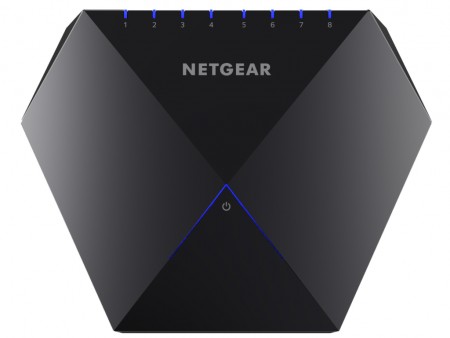ゲーム・ストリーミングに最適化したギガビットハブ、ネットギア「Nighthawk S8000」
