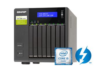 最大転送速度1.6GB/secの高性能8ベイNAS、QNAP「TVS-882ST2」