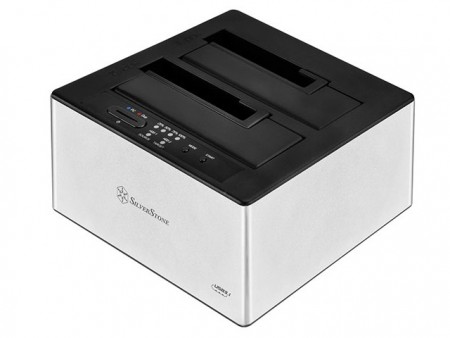 SilverStone、USB3.1 Type-C対応のデュアルベイストレージドック「TS12C」