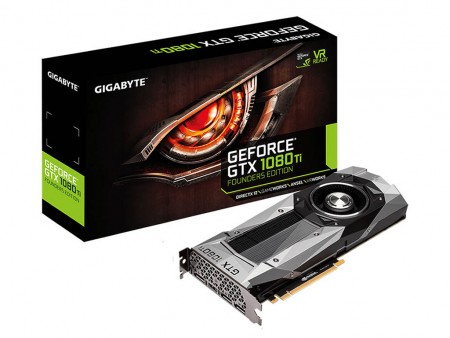 GIGABYTE、GeForce GTX 1080 Ti “Founders Edition”「GV-N108TD5X-B」発売