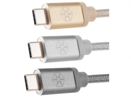 SilverStone、最大3Aの高速充電に対応するUSB Type-A Type-Cリバーシブルケーブル
