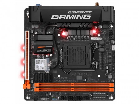 最新機能を詰め込んだKaby Lake用ゲーミングMini-ITX、GIGABYTE「GA-Z270N-Gaming 5」