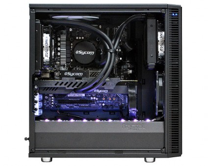 MicroATXでGeForce GTX 1080搭載のデュアル水冷マシン、サイコム「G