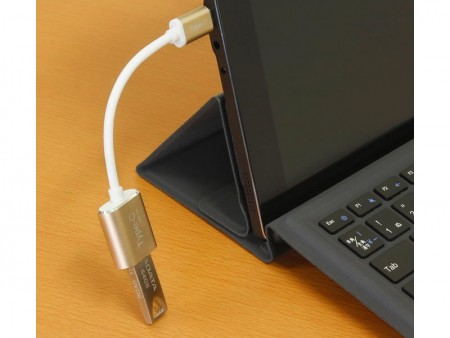 上海問屋、USB Type-C搭載機器にUSB Type-A機器が接続できる変換ケーブル