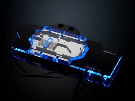 Phanteks、GTX 1080 Ti対応のLED内蔵ウォーターブロック「GLACIER G1080 FOUNDERS EDITION TI」
