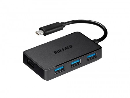 USB Type-C接続の4ポートハブ「BSH4U100C1」シリーズなど、USBハブ5製品がバッファローから