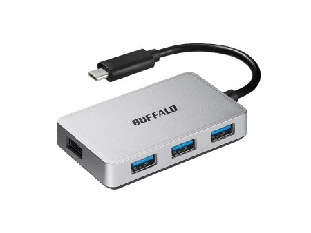 USB Type-C接続の4ポートハブ「BSH4U100C1」シリーズなど、USBハブ5製品がバッファローから