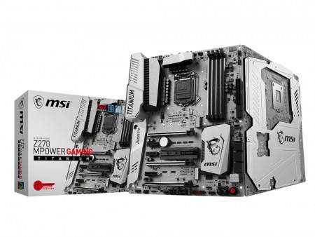 MSI、堅牢バックプレート標準のハイエンドゲーミングマザー「Z270 MPOWER GAMING TITANIUM」