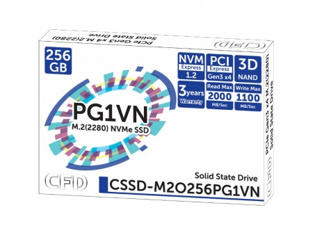 最大転送2,500MB/sec、CFD初のNVMe M.2 SSD「CFD M2OPG1VN」シリーズ3月中旬発売
