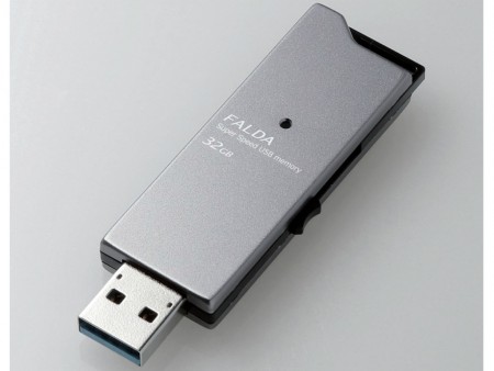 最大転送210MB/s。暗号化対応の高速USB3.0メモリ、エレコム「FALDA」シリーズ