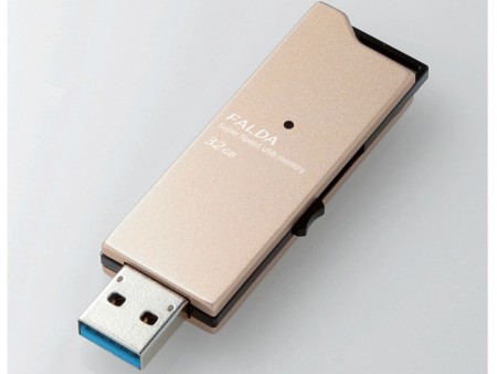最大転送210MB/s。暗号化対応の高速USB3.0メモリ、エレコム「FALDA」シリーズ