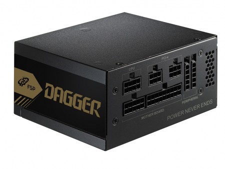 80PLUS GOLD認証取得のフルモジュラーSFX電源、FSP「Dagger」シリーズ