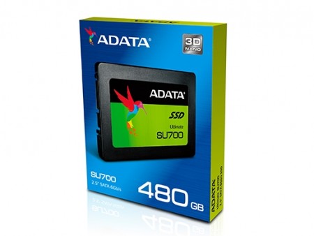 DRAMキャッシュ非搭載のエントリーSATA3.0 SSD、ADATA「Ultimate SU700」シリーズ