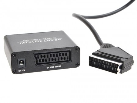 サンコー、SCART端子をHDMIに変換するアダプタ「SCART-HDMI変換アダプタ」発売