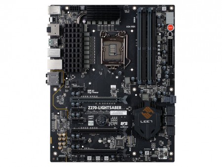 ECS、Killer E2500搭載のゲーマー向けIntel Z270マザーボード「Z270-LIGHTSABER」