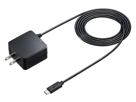 USB Type-Cケーブル直結でQuick Charge3.0対応の急速充電器