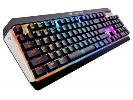 堅牢なアルミフェイス採用のRGB対応メカニカルキーボード「COUGAR HAGANE」が今月発売