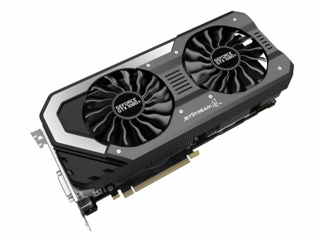 デュアルファンクーラーを装備する最大1,670MHz動作のOC版、Palit「GeForce GTX 1080 Ti Super JetStream」