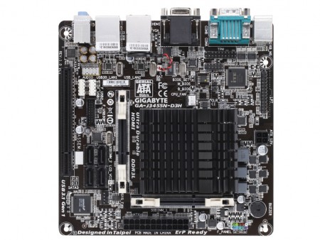 GIGABYTE、Apollo Lake搭載のファンレスMini-ITXマザー「GA-J3455N-D3H」
