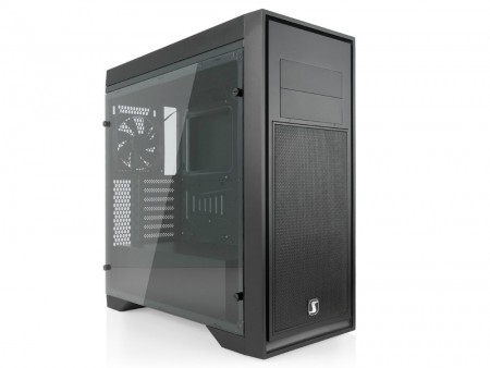 RGB LEDと強化ガラス採用のミドルタワーケース、SilentiumPC「Aquarius X70T Pure Black」