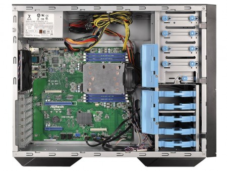 Xeon Phiこと“Knights Landing”対応のタワー型ベアボーン、ASRock Rack「TR-KNL」