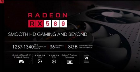 AMD、動作クロックを引き上げた第2世代Polaris「Radeon RX 500」シリーズ発表
