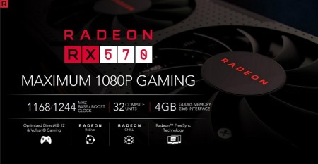 AMD、動作クロックを引き上げた第2世代Polaris「Radeon RX 500」シリーズ発表
