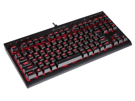 CORSAIR、Cherry赤軸採用のテンキーレスキーボード「K63 Compact JP
