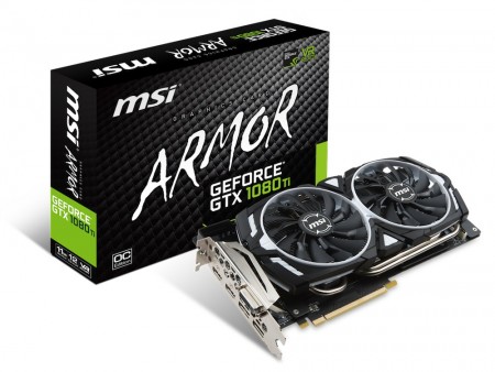 GeForce GTX 1080 Tiの廉価モデル「ARMOR」と水冷モデル「SEA HAWK X」がMSIから発売