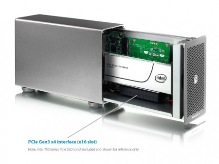 PCIe SSDがノートPCで使えるThunderbolt 3拡張ボックス、AKiTiO「Node Lite」