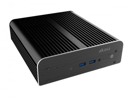 Akasa、Kaby Lake版NUCに対応するファンレスアルミニウムケース「Newton S7」