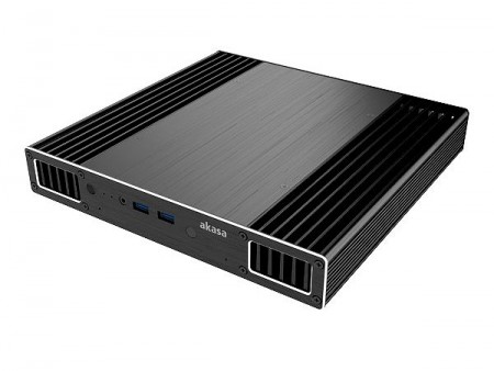 Kaby Lake世代のNUCをファンレス駆動させる、全長38.5mmのスリムケース「Plato X7」がAkasaから