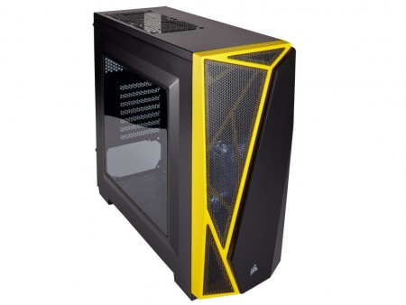 売価約50ドル。アシンメトリーデザイン採用のゲーミングミドルタワー、CORSAIR「SPEC-04」シリーズ