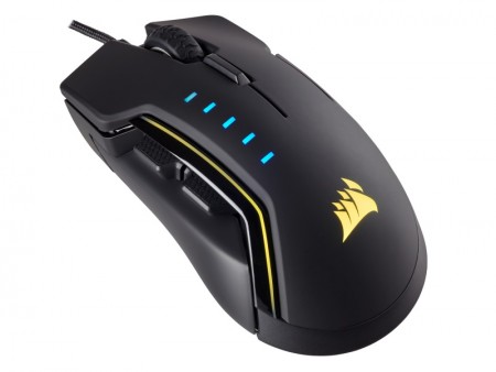 サイドパーツ換装で理想グリップ追求、CORSAIRのハイエンドゲーミングマウス「Glaive RGB」