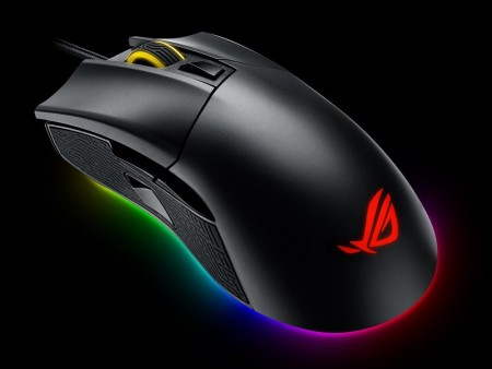 ASUS R.O.G.、左右スイッチを交換できるFPS向け高速ゲーミングマウス「ROG Gladius II」