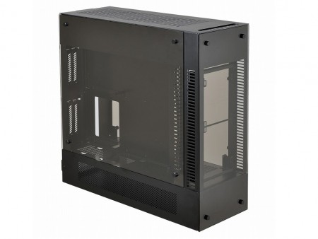強化ガラスパネル採用のE-ATX対応スリムフルタワーケース、Lian Li「PC-O12」