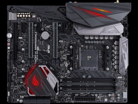 ASUS R.O.G.、ac無線LAN標準のRyzen対応マザーボード「ROG CROSSHAIR VI HERO Wi-Fi AC」