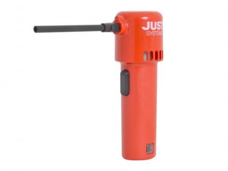 サンコー、ジャストシステムコラボの真っ赤な充電式エアダスター「SHUっとね RED」を発売