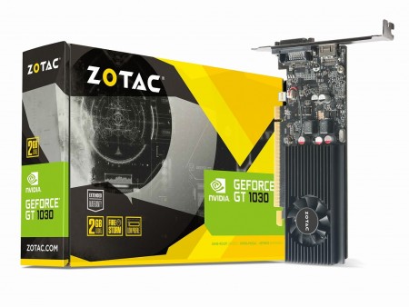 ZOTAC、ロープロ対応＆電源不要の最新エントリーグラフィックス「ZOTAC GeForce GT 1030 2GB GDDR5」