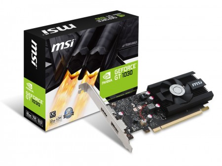 MSI、消費電力30WのエントリーGPU GeForce GT 1030搭載グラフィックスカード2種発売