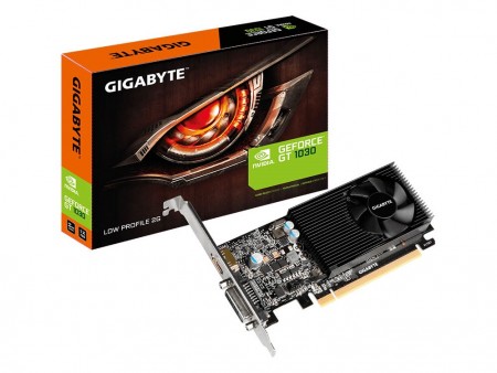 1スロット/ロープロファイル対応のGeForce GT 1030、GIGABYTE「GV-N1030D5-2GL」発売