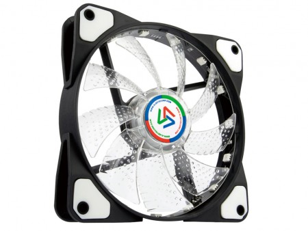 120mm口径RGBファンとLEDストリップのセットがアイネックスから