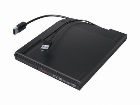 電力不足を解消する「Boostケーブル」標準のType-C対応ポータブルBlu-rayドライブがバッファローから