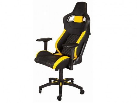 CORSAIR、レーシングシートがモチーフのゲーミングチェア「T1 RACE Gaming Chair」