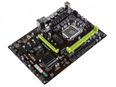PCIeスロット6本のBitCoin採掘向けB250マザーボード、EPoX「B250A-BTC」